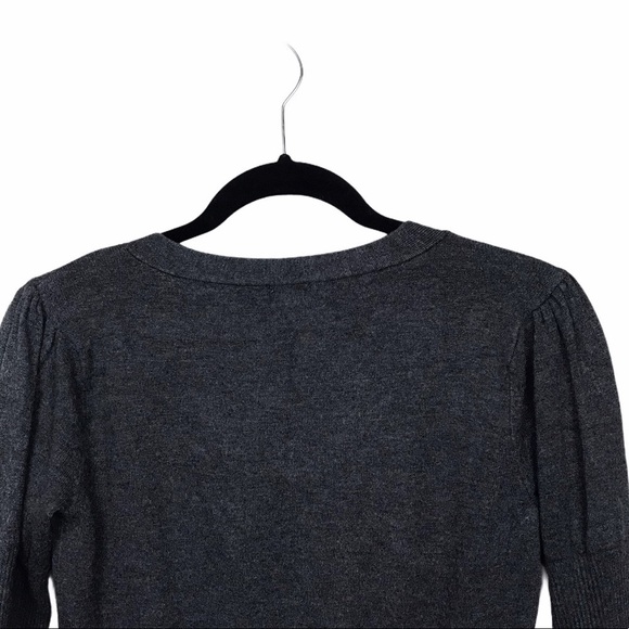 RGL New York Gray Ribbed V Neck Sweater - Picture 4 of 9